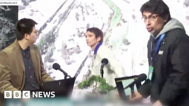Live TV show shaken by Chile earthquake moment