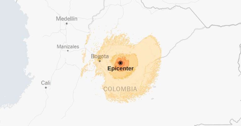 Colombia Hit by 6.3-Magnitude Earthquake: Map