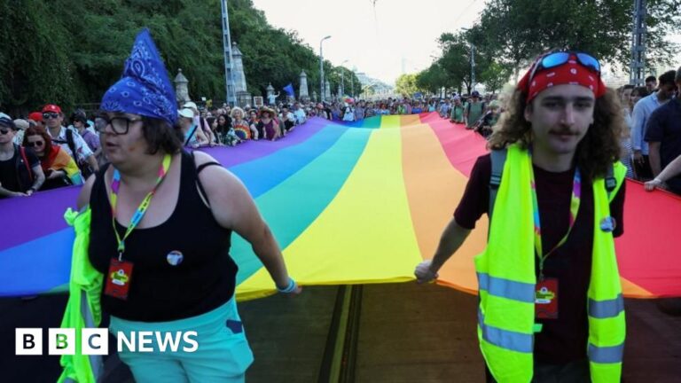 Thousands celebrate love and diversity at Budapest Pride, sending a clear message to Orban