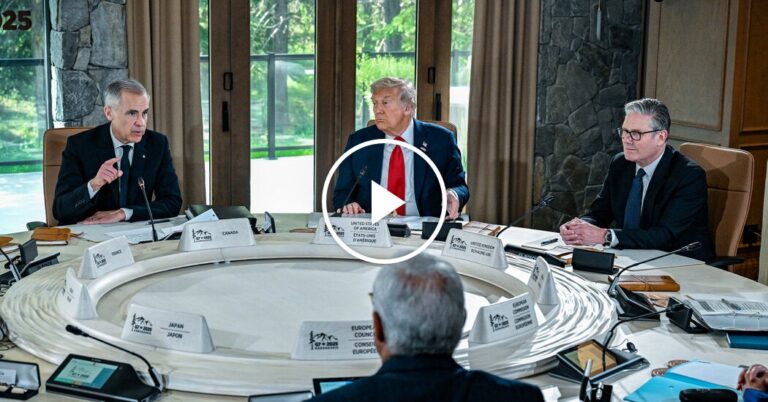 Trump departs G7 summit ahead of schedule following evacuation warning for Tehran