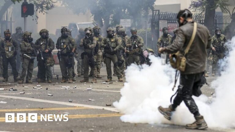 Trump sends National Guard to Los Angeles following violent clashes