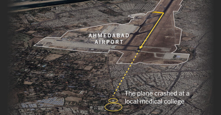 Analyzing the Air India Plane Crash: Visuals and Locations