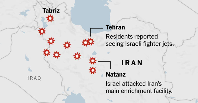 Maps and Photos of Israel’s Attacks on Iran’s Nuclear Program