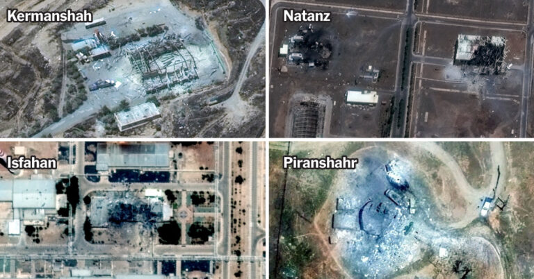 Mapping the Damage: Israeli Strikes on Iranian Nuclear and Military Facilities