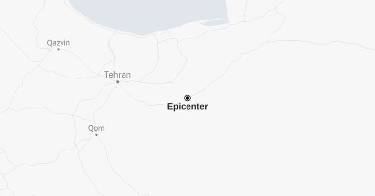 Iran Hit by 5.1-Magnitude Earthquake According to Map