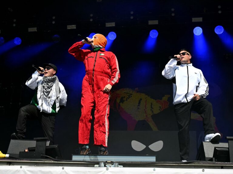 Irish band Kneecap shows support for Palestine Action Group at Glastonbury | Music News