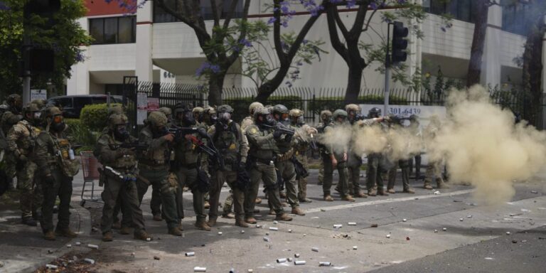 Newsom announces federal intervention in California National Guard amid clashes between protesters and immigration agents