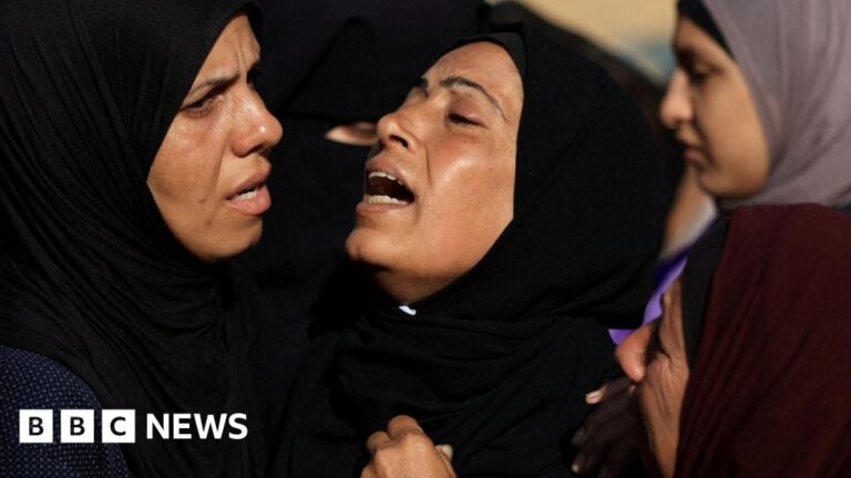 Rescuers report that eleven people were killed by Israeli gunfire while attempting to seek aid