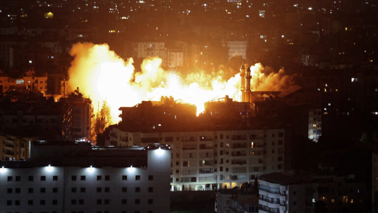Israel launches air strikes on outskirts of Beirut ahead of Eid festival
