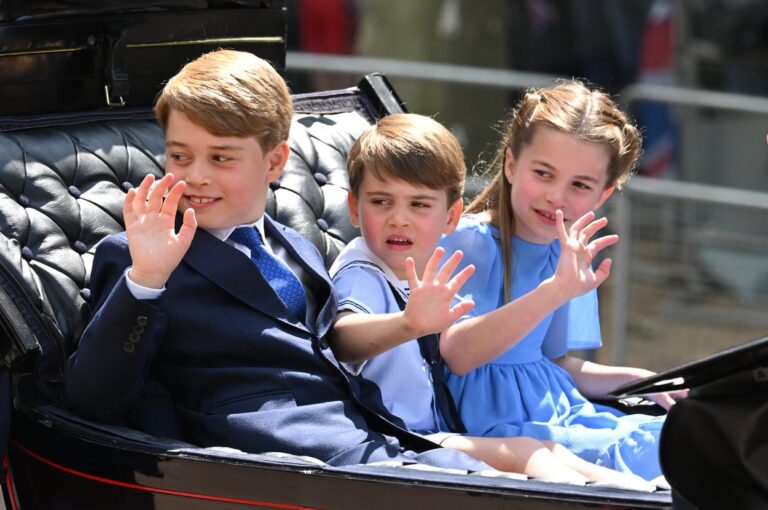 The Royal Children Took Center Stage at The Trooping The Colour Event