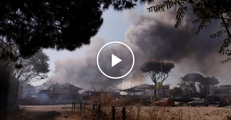 Gas Station in Rome Shaken by Fuel Tank Explosion