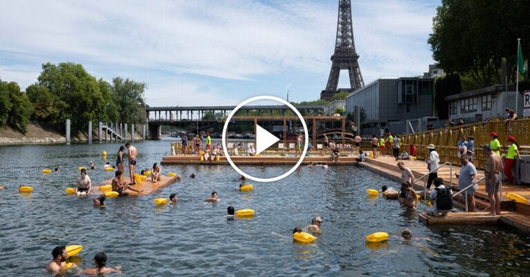 Public Swimming Now Allowed on the Seine River for the First Time in Over 100 Years