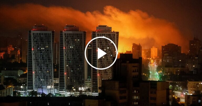 Massive Attack Launched by Russia on Kyiv