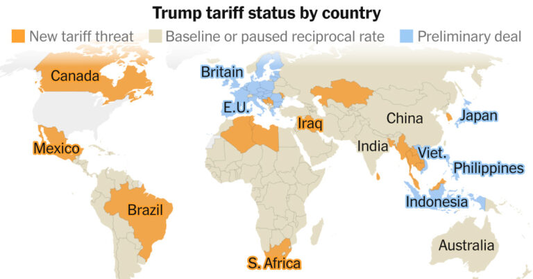 Trump’s Tariffs Extended to China, Europe, and Beyond