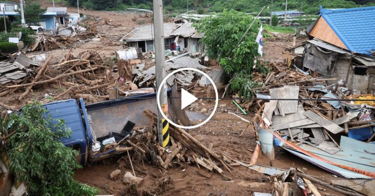 South Korea Ravaged by Deadly Landslides and Floods