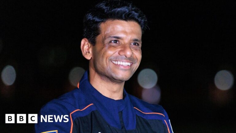 First Indian astronaut returning from ISS