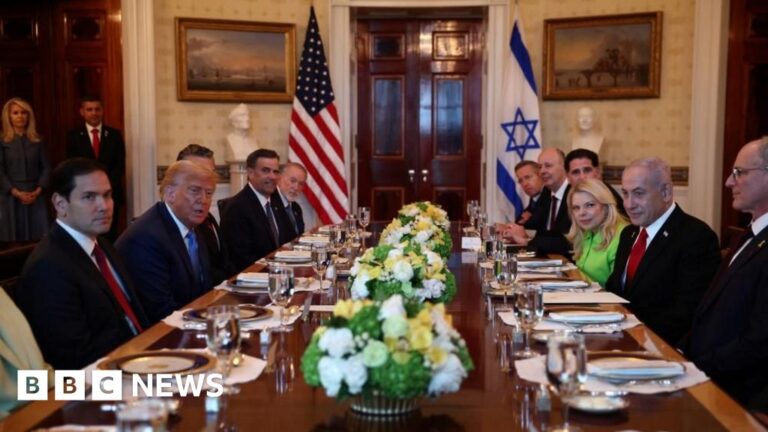 Trump optimistic about Gaza ceasefire negotiations while hosting Netanyahu