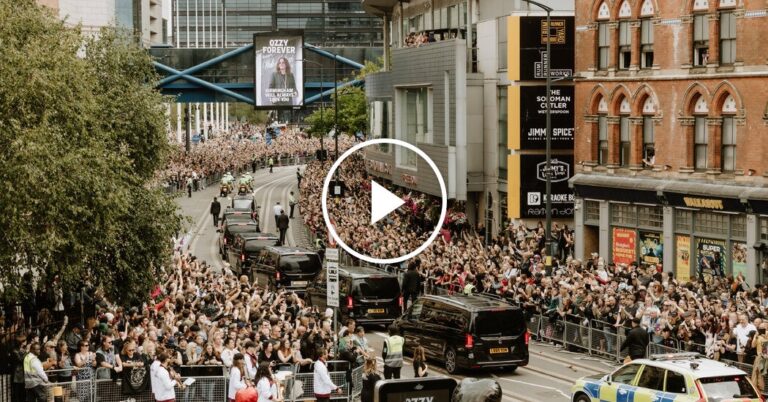 Mourners Honor Ozzy Osbourne at Funeral Procession with Love and Support