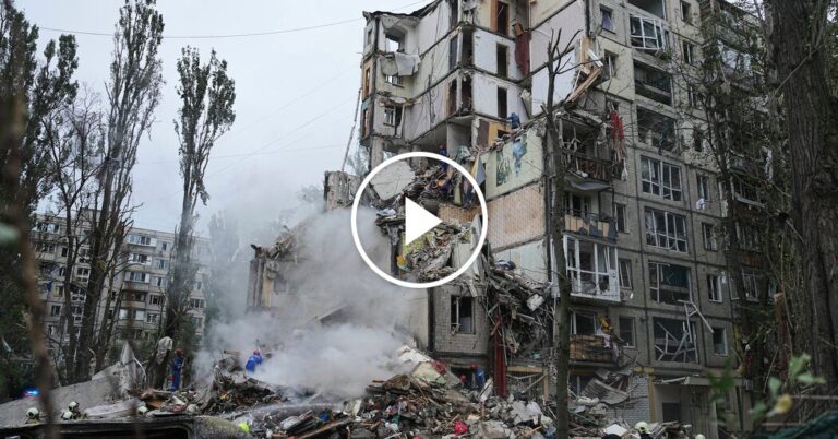 Kyiv Targeted by Russian Drones and Missiles