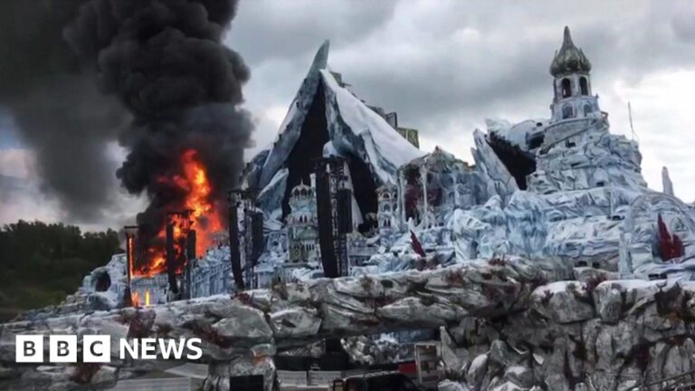 Main stage of Tomorrowland festival consumed by flames