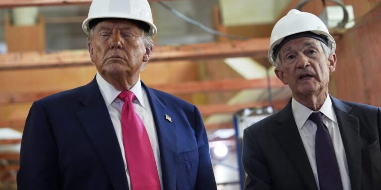 Trump makes light-hearted comment about potentially firing Jerome Powell during Federal Reserve visit
