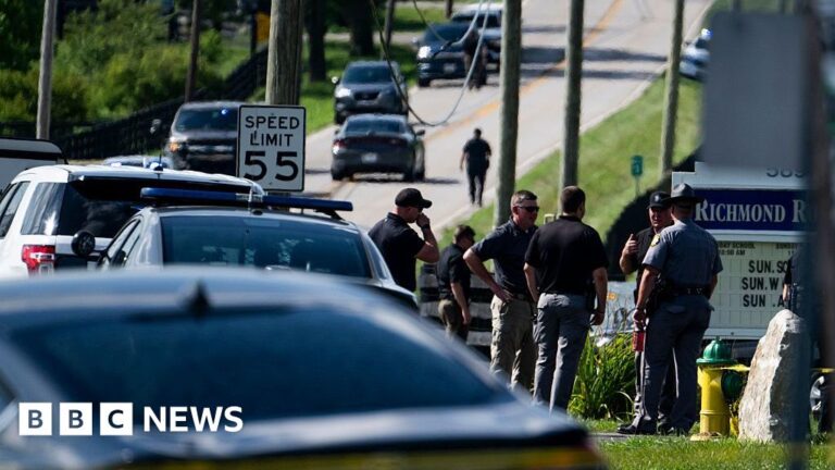 Gunman opens fire at Kentucky church, killing two women after shooting officer