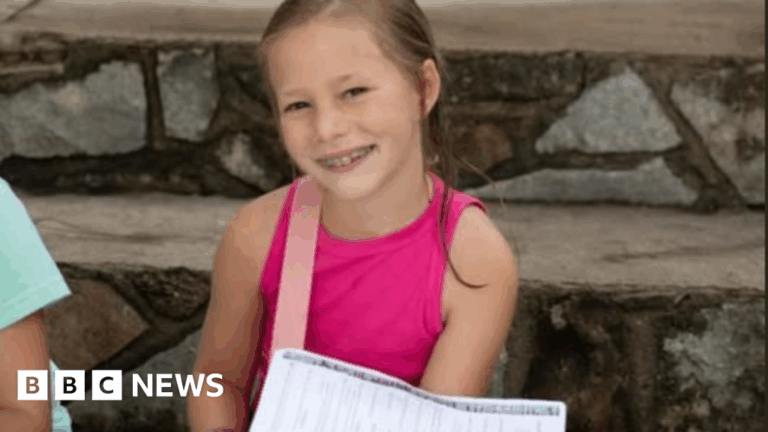Girl embracing the joy of life and serving as the heart and soul of camp