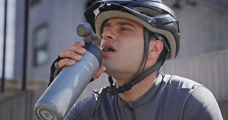 Electric Water Bottle with Pump for Easier Cycling