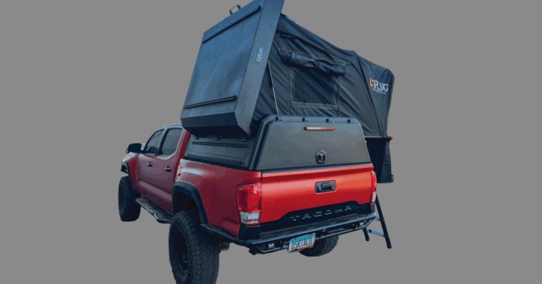 Stealthy Fold-Out Camper Pickup Cap for Outdoor Trailster: Unplug and Explore