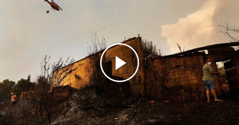 Spain’s Wildfires Escalate as Temperatures Surge