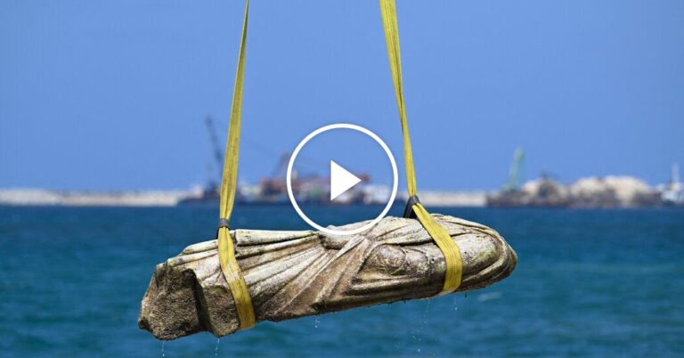 Ancient Artifacts Recovered from Underwater City in Egypt