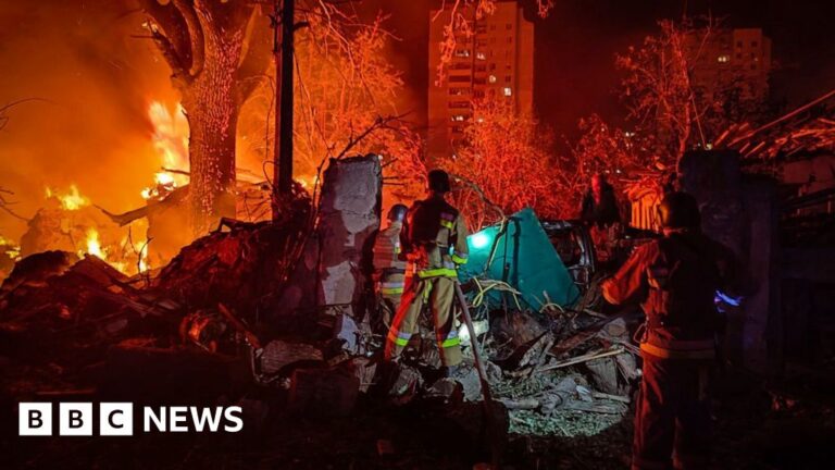 Ukraine targets oil depot and Russia bombs residential areas near Black Sea