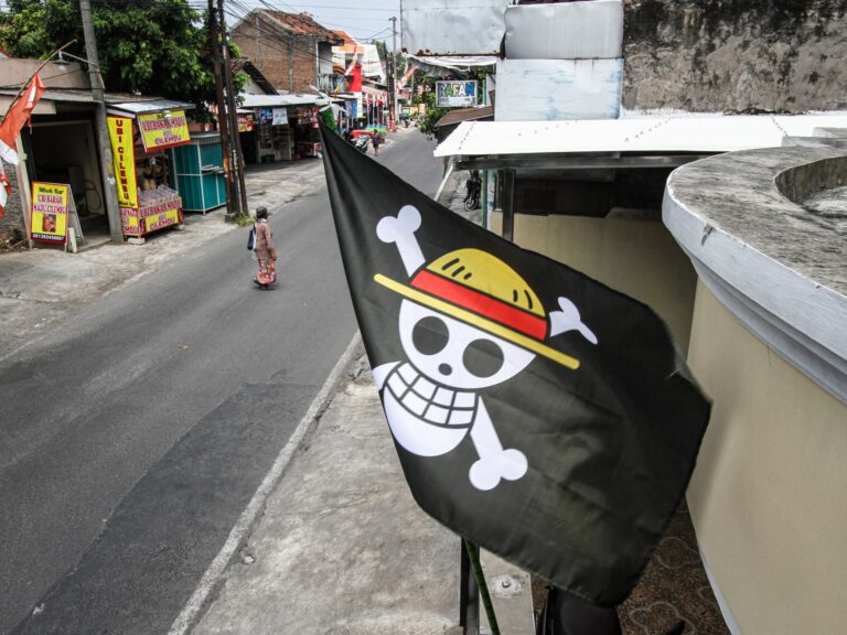 Indonesians Hoist Anime Pirate Flag in Protest During Independence Day Celebrations | Protests in Focus