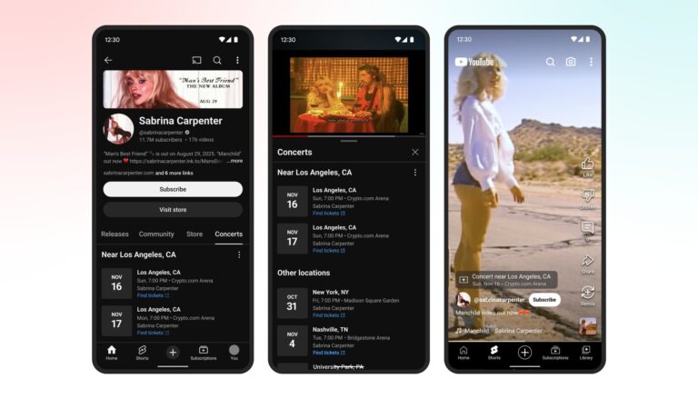 Bandsintown secures exclusive deal with YouTube to be the sole provider of concert listings on the platform