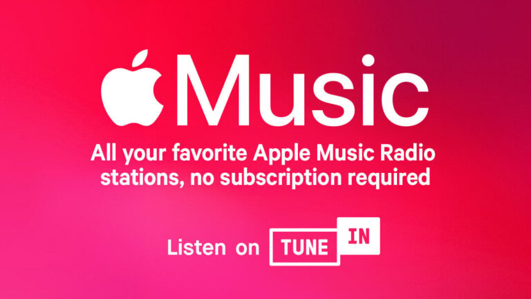 Apple Music Radio partners with TuneIn to expand availability across platforms