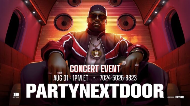 Sony Music introduces a virtual concert experience with PARTYNEXTDOOR in Fortnite