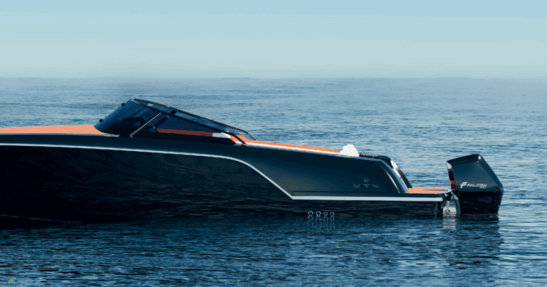 Axial-Flux Electric Outboard Motor: EPT Falcon Ultralight with High Power Density