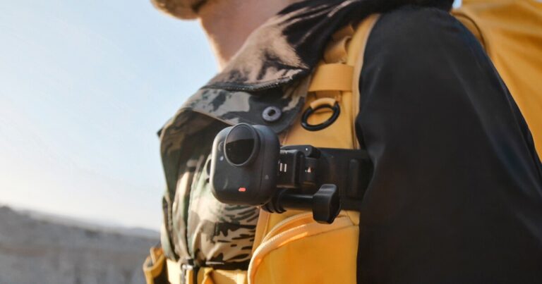 AI Chip Equipped Compact 4K Action Camera