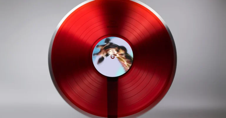 Turntable with minimalist design utilizes light for flawless sound