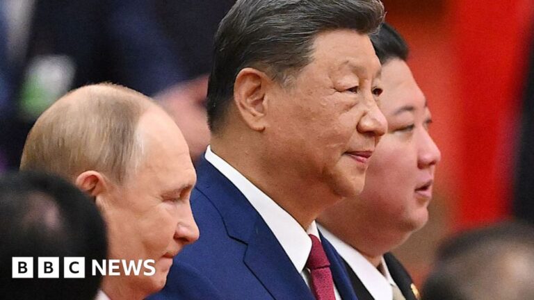 Xi, Putin, and Kim present unified front with unveiling of new weapons