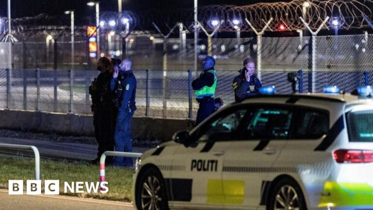 Police report drone sightings have led to the closure of Copenhagen airport