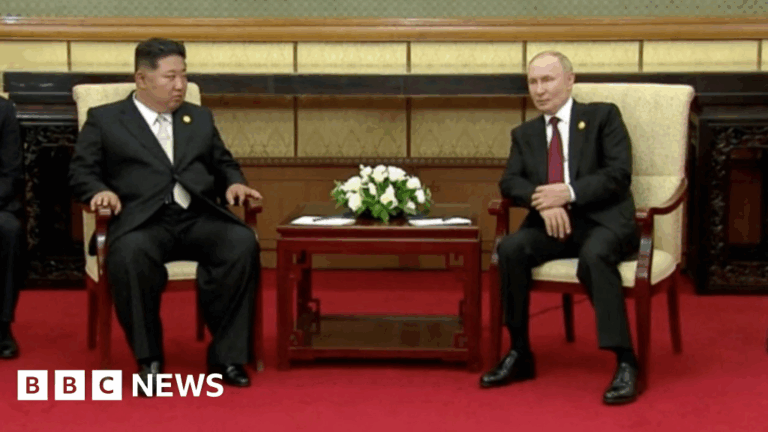 Vladimir Putin expresses gratitude to Kim Jong Un for North Korean support in Ukraine conflict