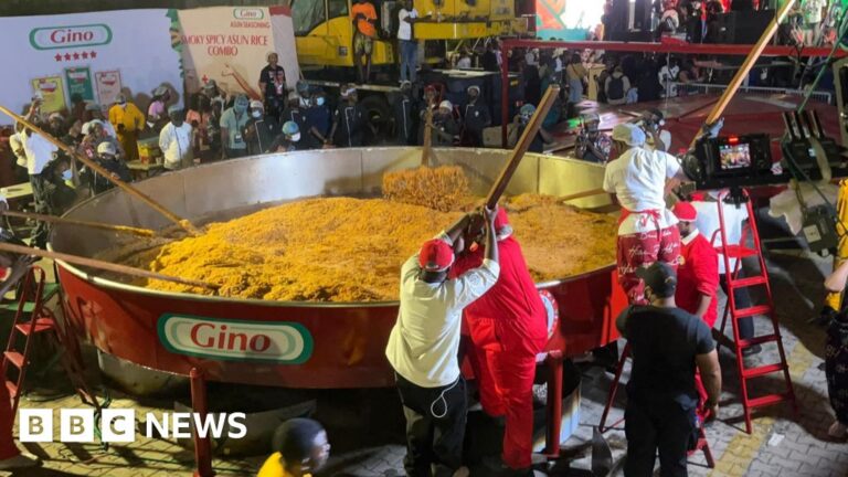 Nigerian chef aims to create record-breaking pot of jollof rice