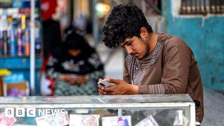 Taliban cuts fibre optic cables causing internet blackout in Afghanistan.