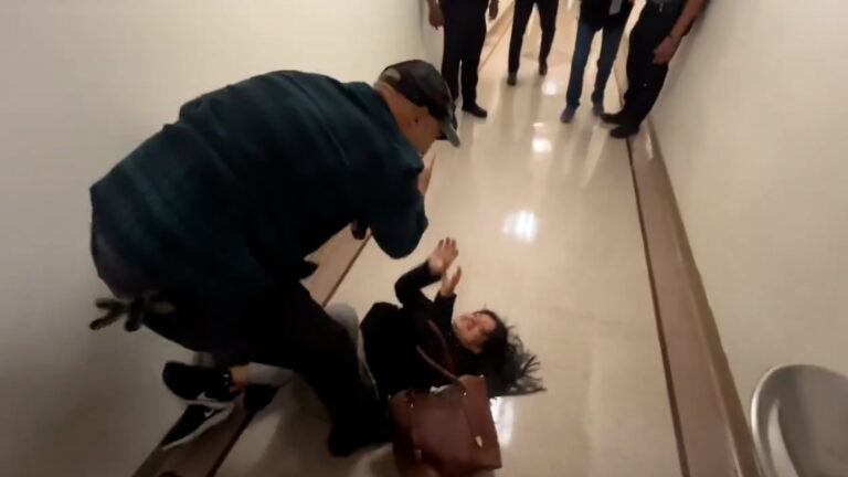 ICE officer forcefully throws woman to the ground at immigration court | Newsfeed