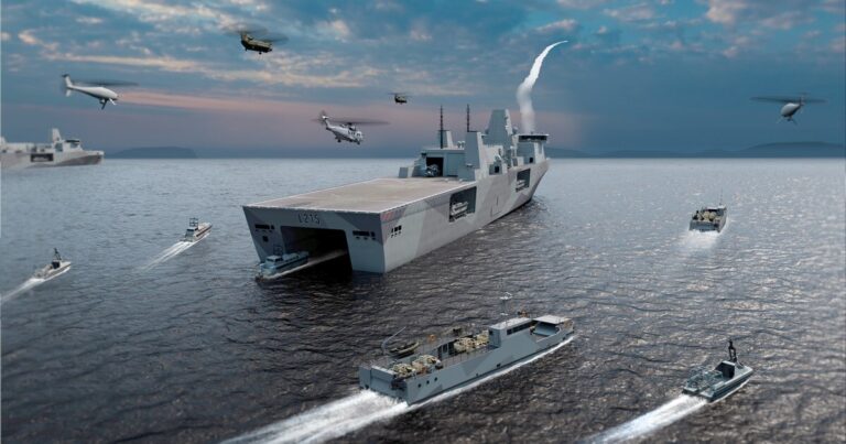 Concept for Royal Navy’s Future Amphibious Strike Vessel