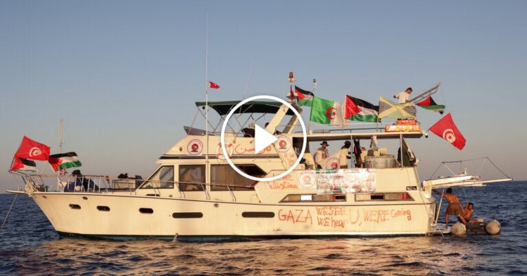 Israeli forces intercept boats headed to Gaza with activists