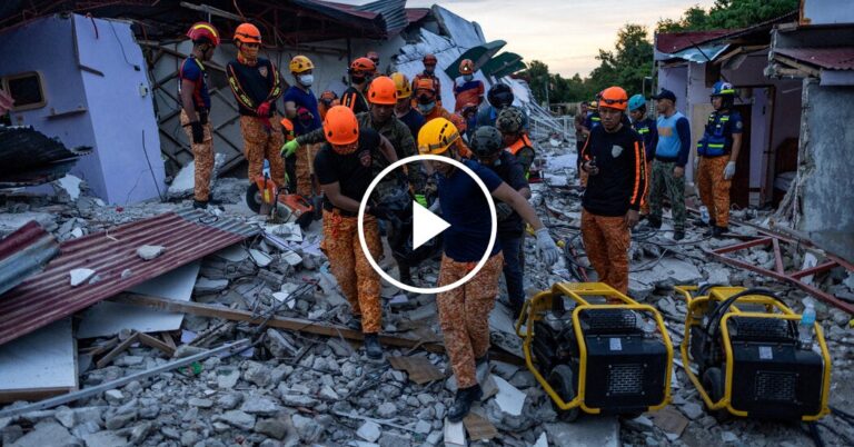Rescue Teams Scour for Survivors Following Devastating Philippines Earthquake
