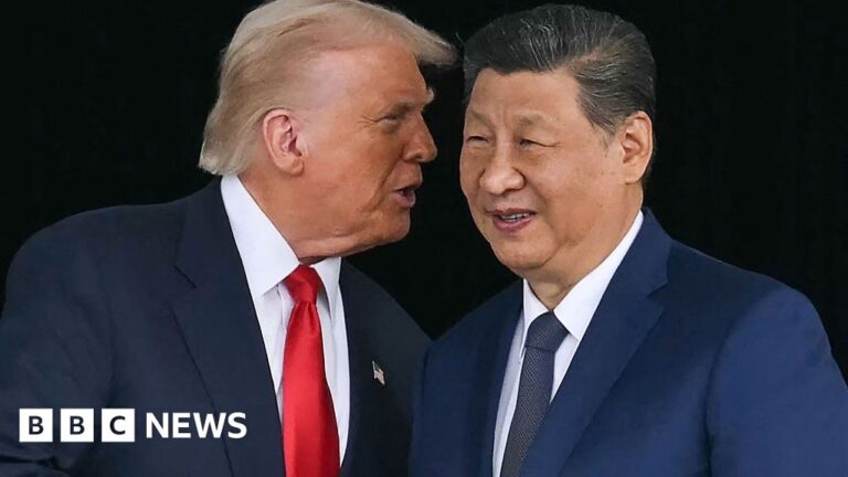 Meeting between Trump and Xi in 73 seconds