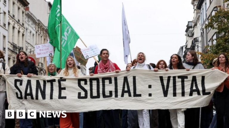 Belgium’s major unions launch national strike impacting public transport, airports, and ships
